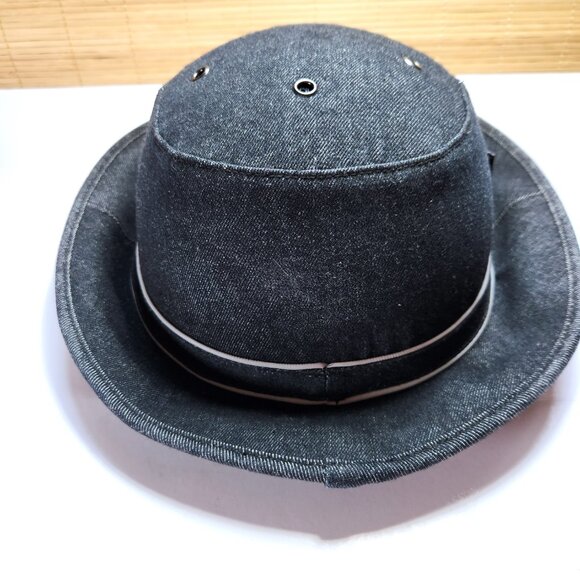 Yakkay Tokyo Black Denim Cover and Smart 1 Bicycle Helmet Size Small 51 - 54 cm - Picture 4 of 16